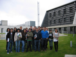 Visita de los alumnos de Ingeniería de la Edificación de la Universidad de Navarra