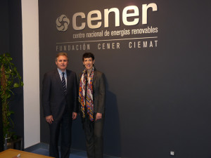 Visita de la Delegada del Gobierno en Navarra a CENER